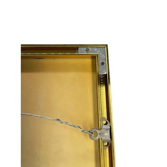 Vintage Signed Framed Lithograph of Sketch The Powel Carriage at Mount Vernon - Picture 14 of 15